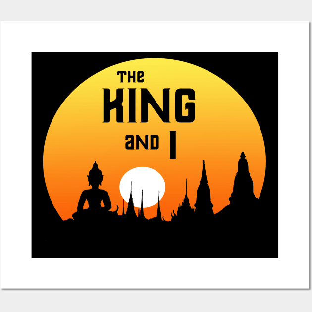 The King and I Design #1 (can be personalised) Wall Art by MarinasingerDesigns